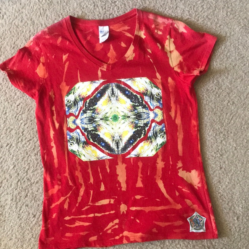 Graphic tye dye T-shirt , womens medium